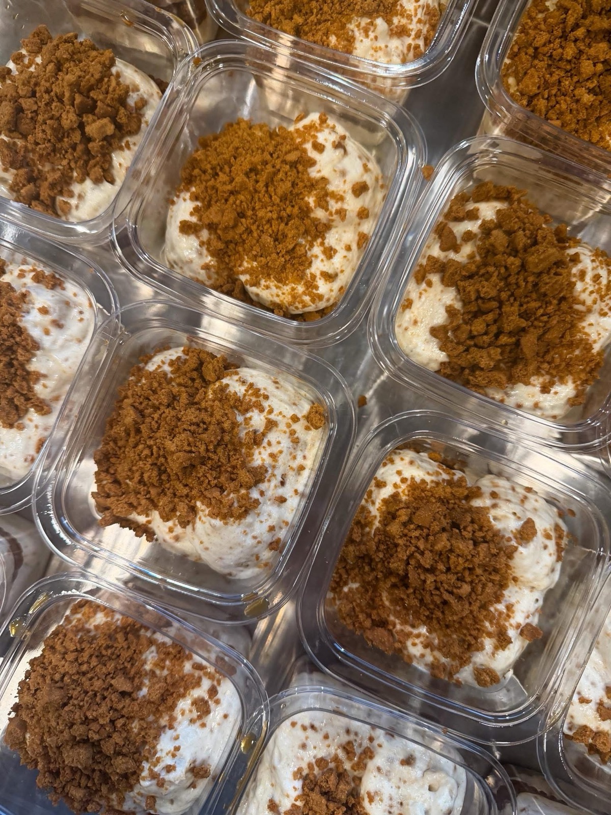 Tiramisus spéculoos en portions individuelles